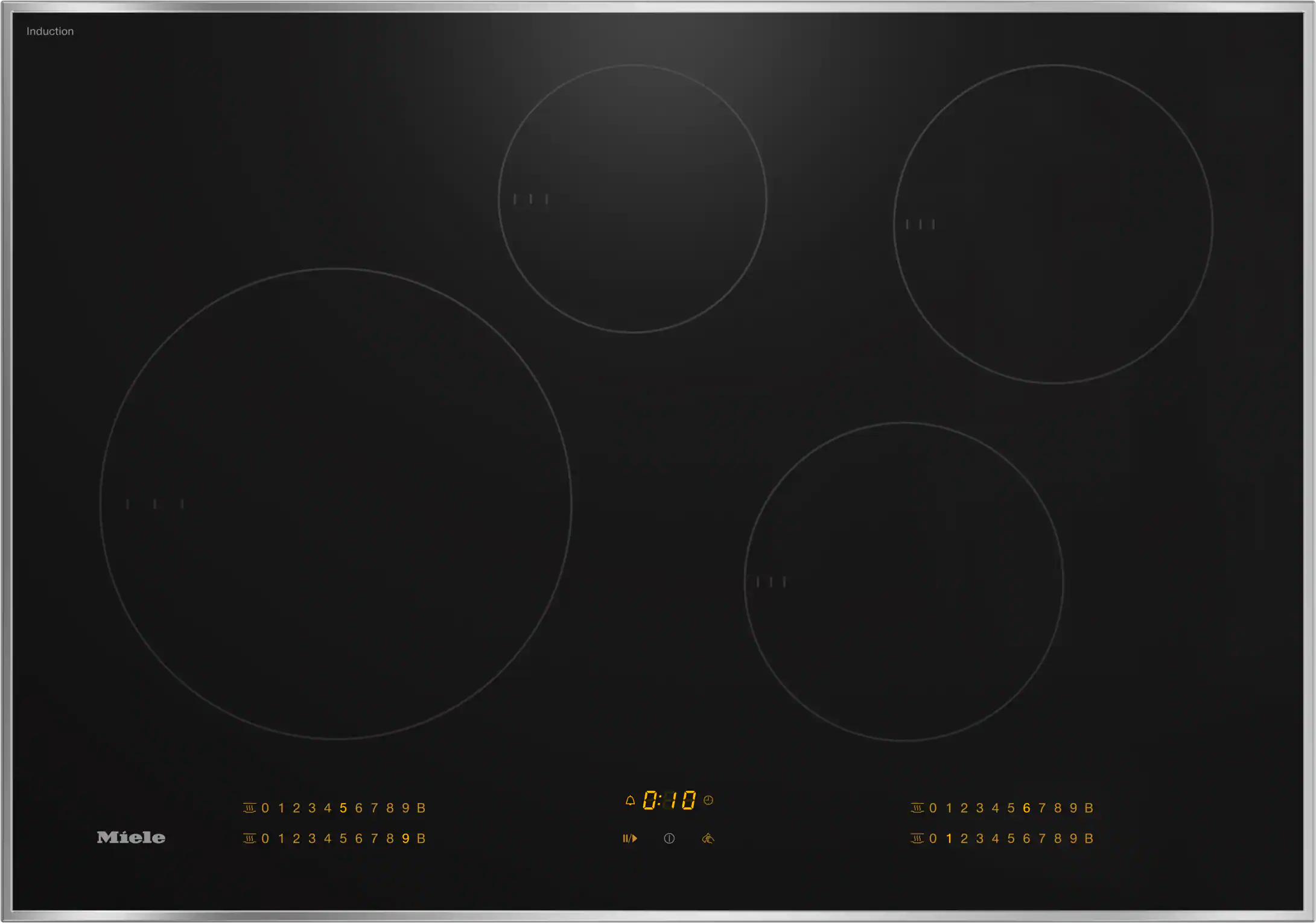 30-inch induction cooktop, operated with its own controls KM7730FR