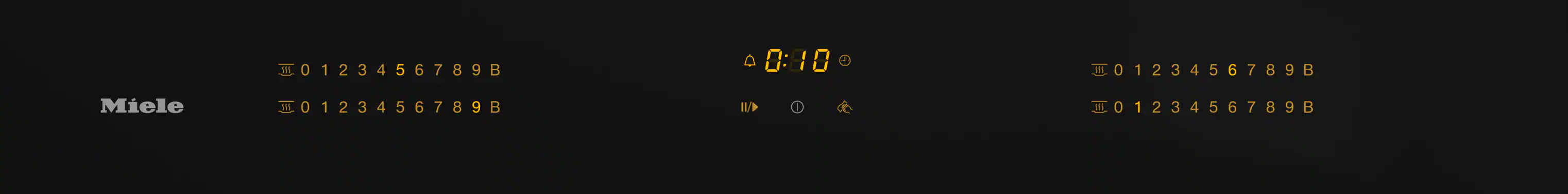 30-inch induction cooktop, operated with its own controls KM7730FR