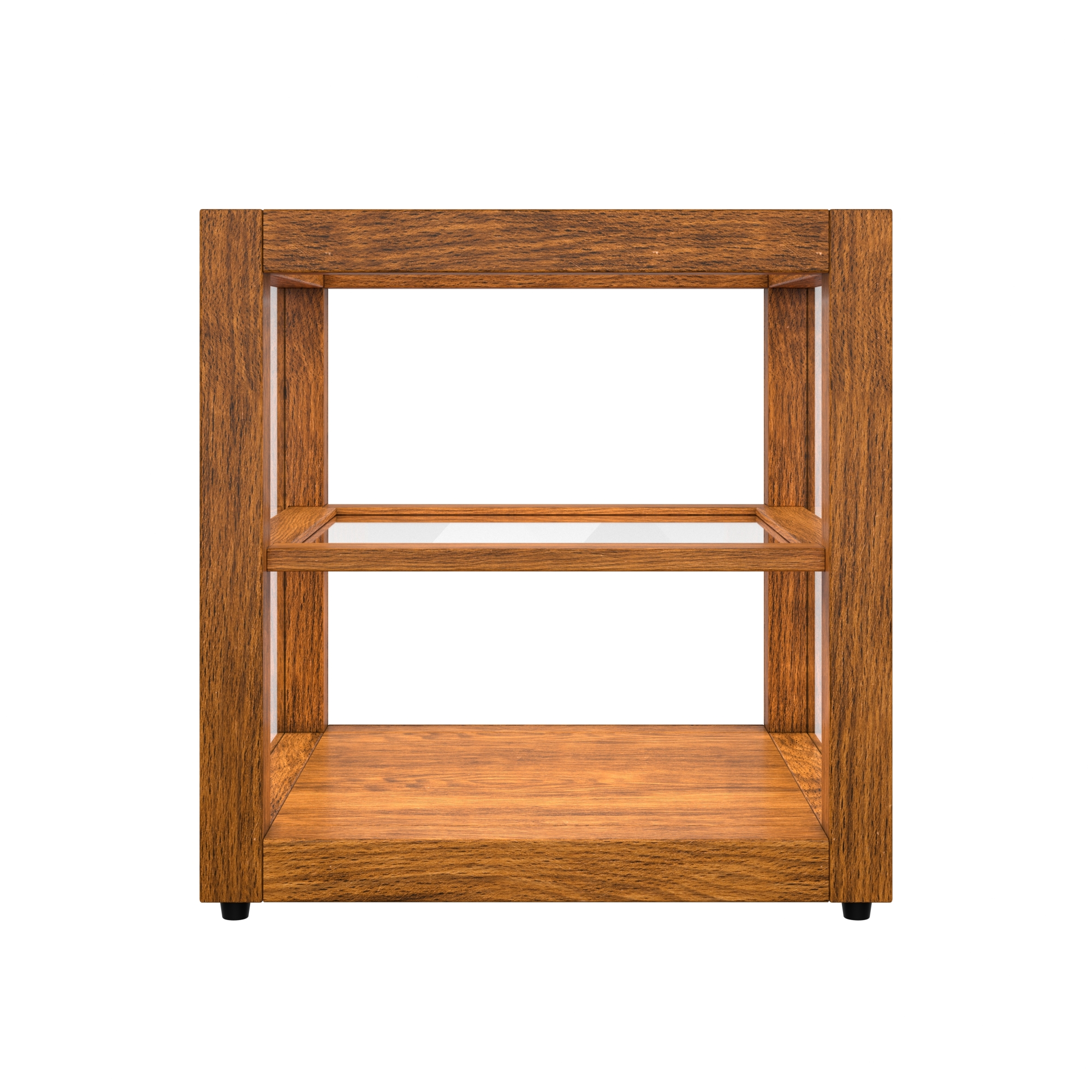 15 in. Artisan Wooden Bakery Display Square Case, 1 cu. ft., Light Wood KMBDW15L, product image 7 of 13