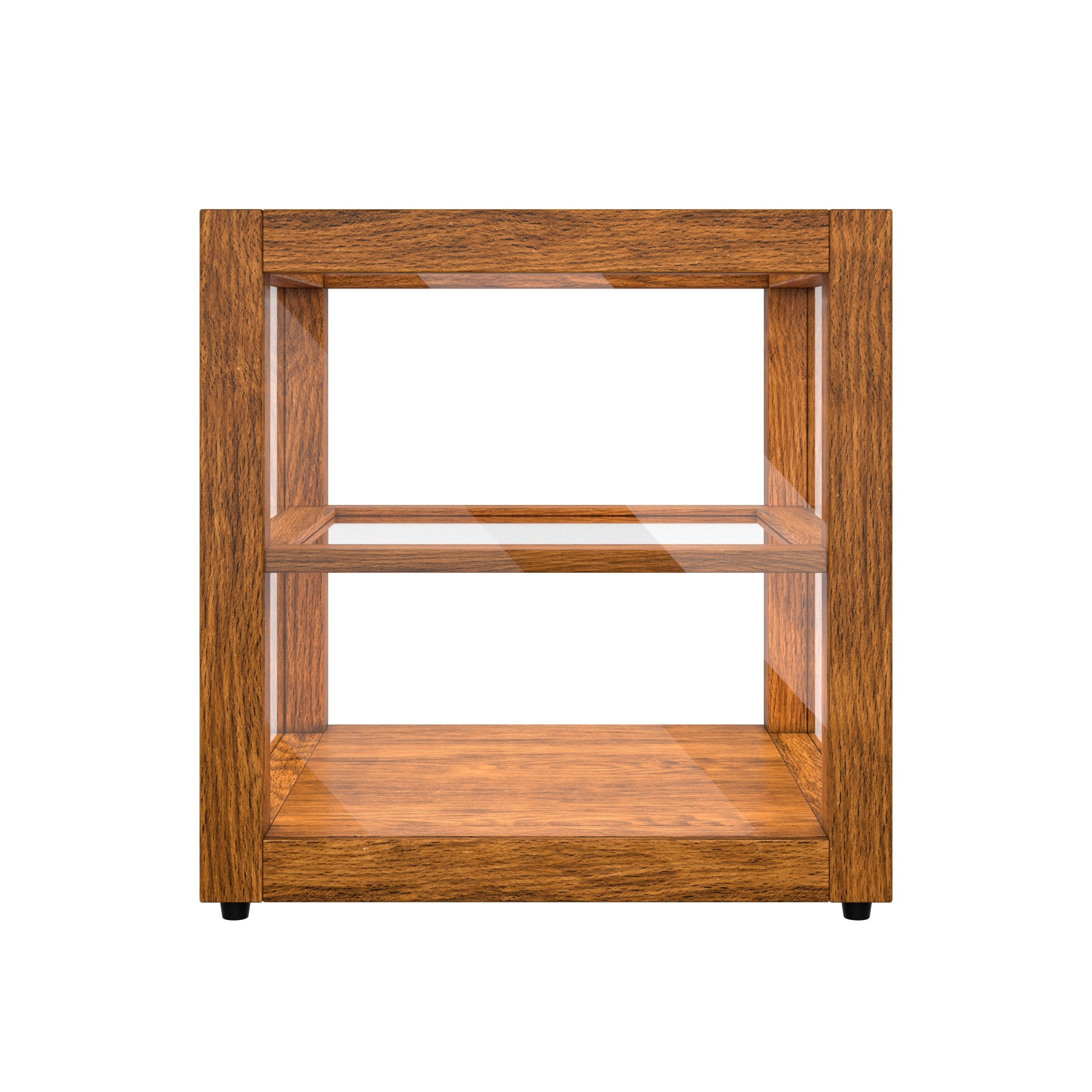 15 in. Artisan Wooden Bakery Display Square Case, 1 cu. ft., Light Wood KMBDW15L, product image 13 of 13