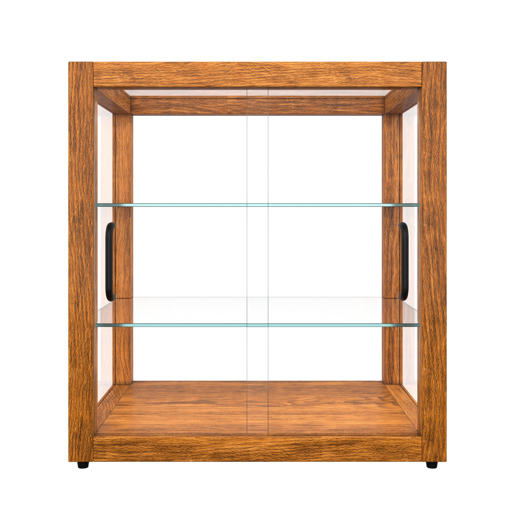 20 in. Artisan Wooden Bakery Square Display Case, 2.5 cu. ft., Light Wood, 3 Tiers KMBDW20L, product image 7 of 13