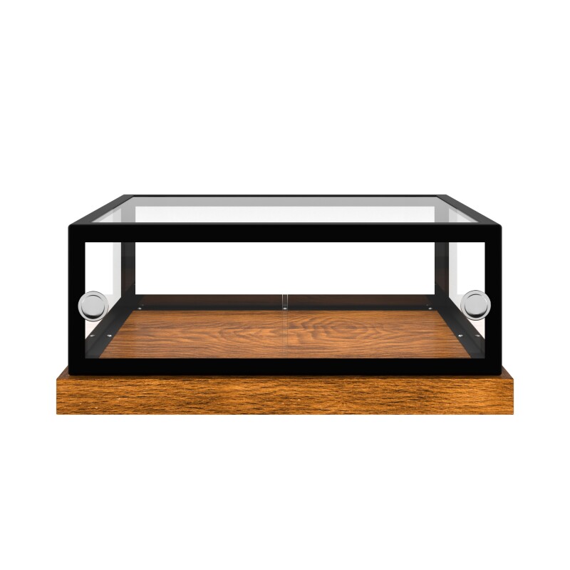 20 in. Wooden and Glass Muffin / Cake Display Case KMBDW20MUF, product image 7 of 13