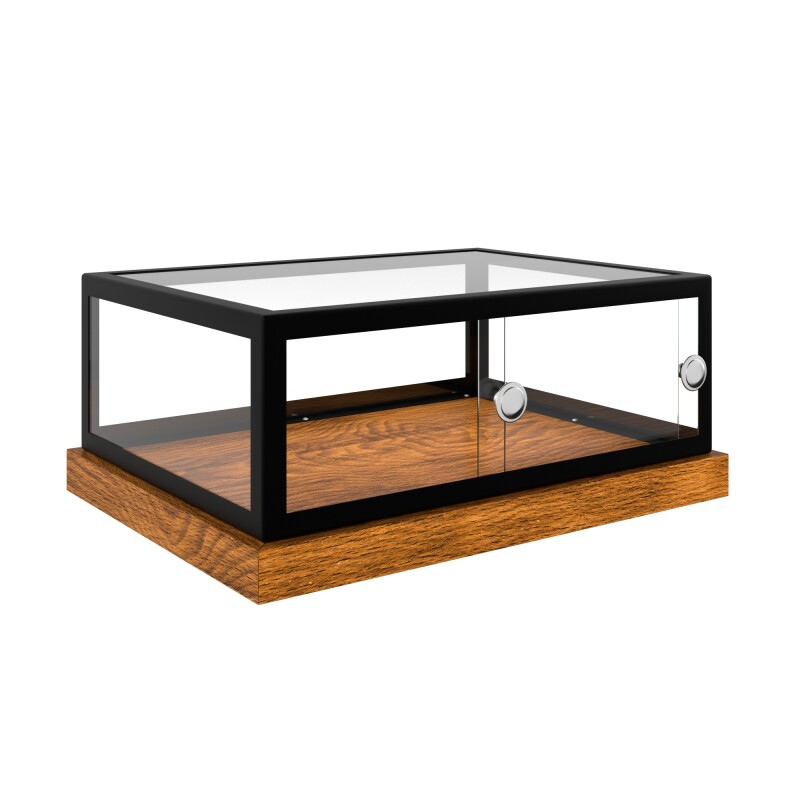 20 in. Wooden and Glass Muffin / Cake Display Case KMBDW20MUF, product image 9 of 13