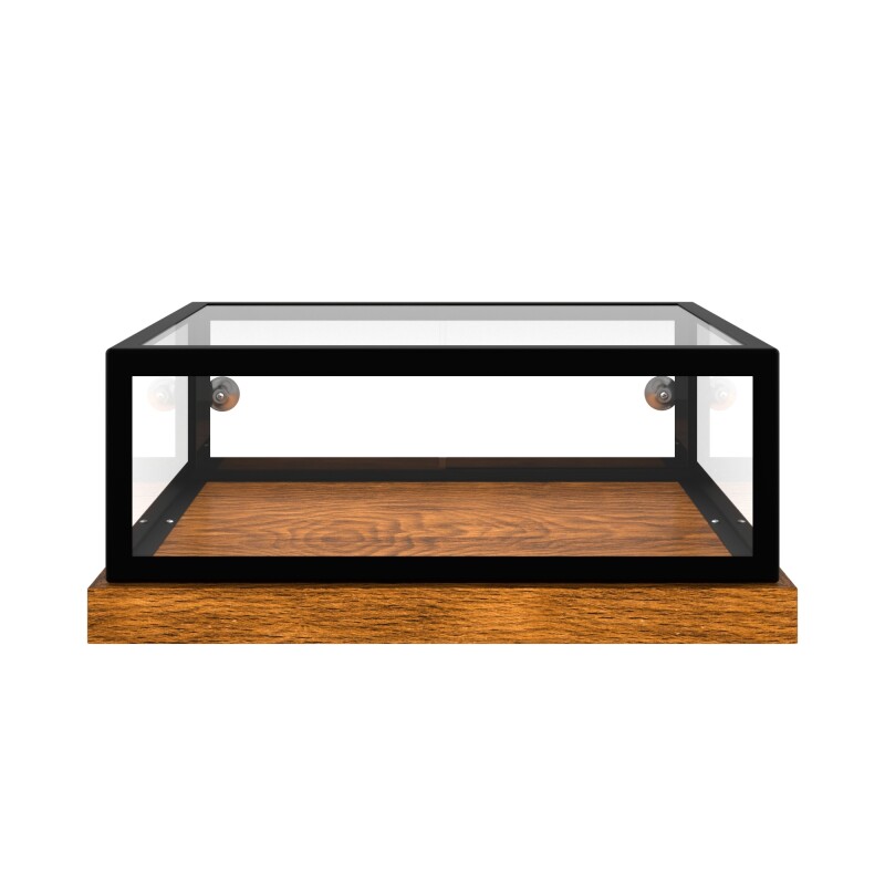 20 in. Wooden and Glass Muffin / Cake Display Case KMBDW20MUF, product image 13 of 13