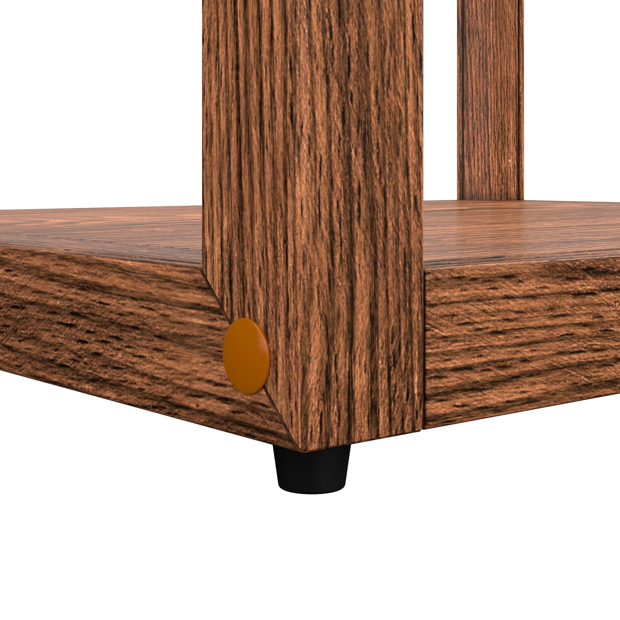21 in. Artisan Wooden Bakery Display Upright Case, 3.5 cu. ft., Dark Wood KMBDW25D, product image 11 of 13