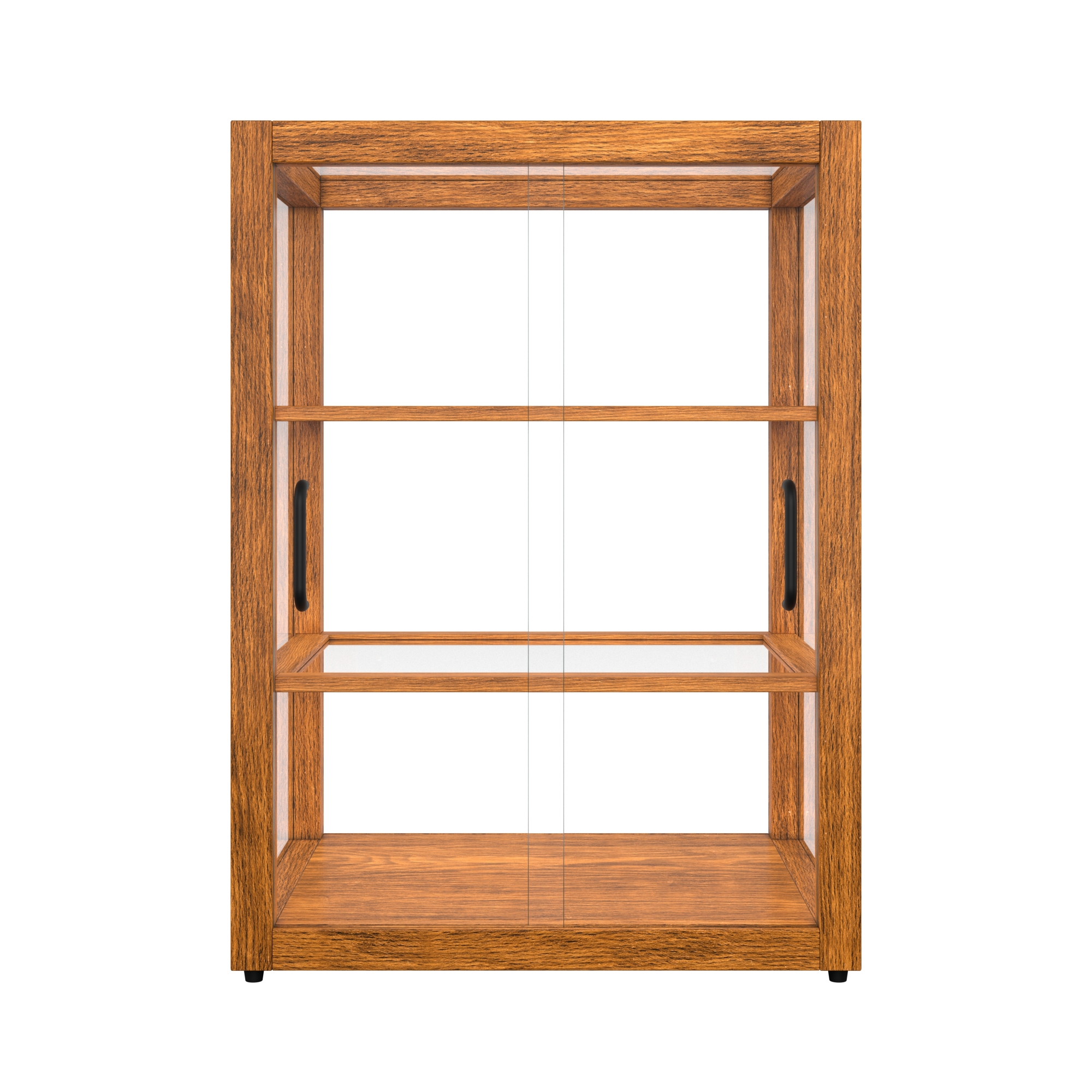 21 in. Artisan Wooden Bakery Display Upright Case, 3.5 cu. ft., Light Wood KMBDW25L, product image 7 of 13