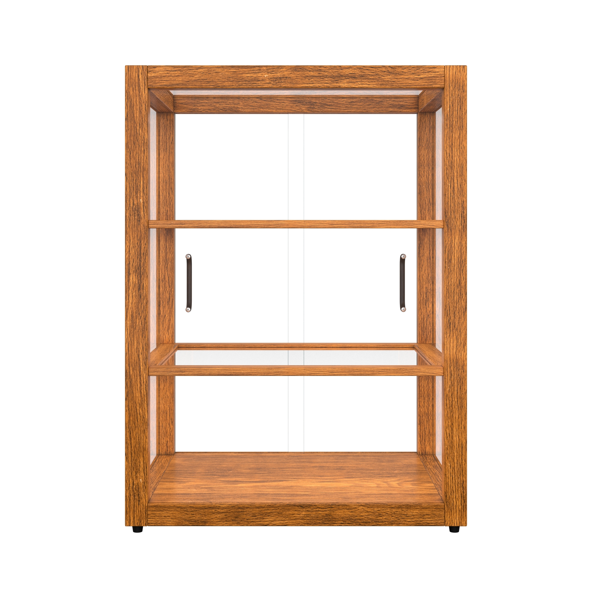 21 in. Artisan Wooden Bakery Display Upright Case, 3.5 cu. ft., Light Wood KMBDW25L, product image 10 of 13