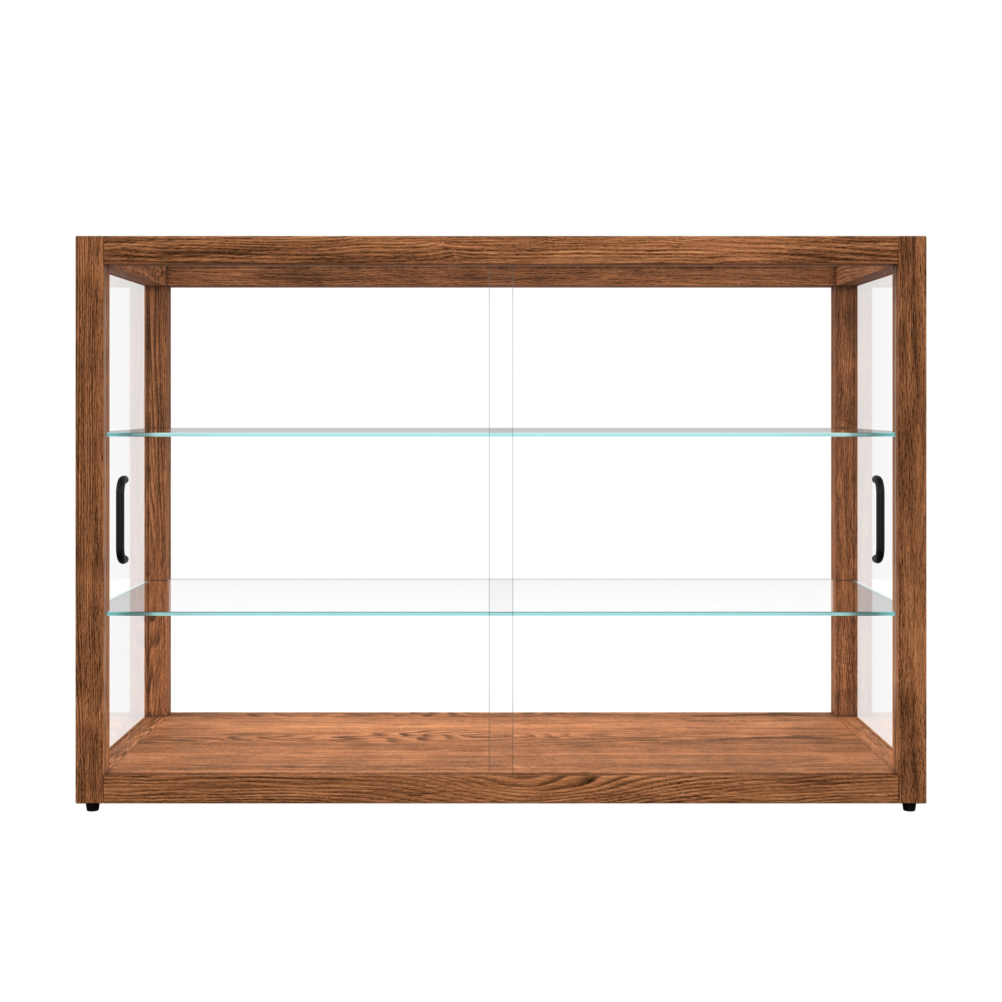42 in. Artisan Wooden Bakery Display Horizontal Case, 8 cu. ft., Dark Wood KMBDW42D, product image 7 of 13