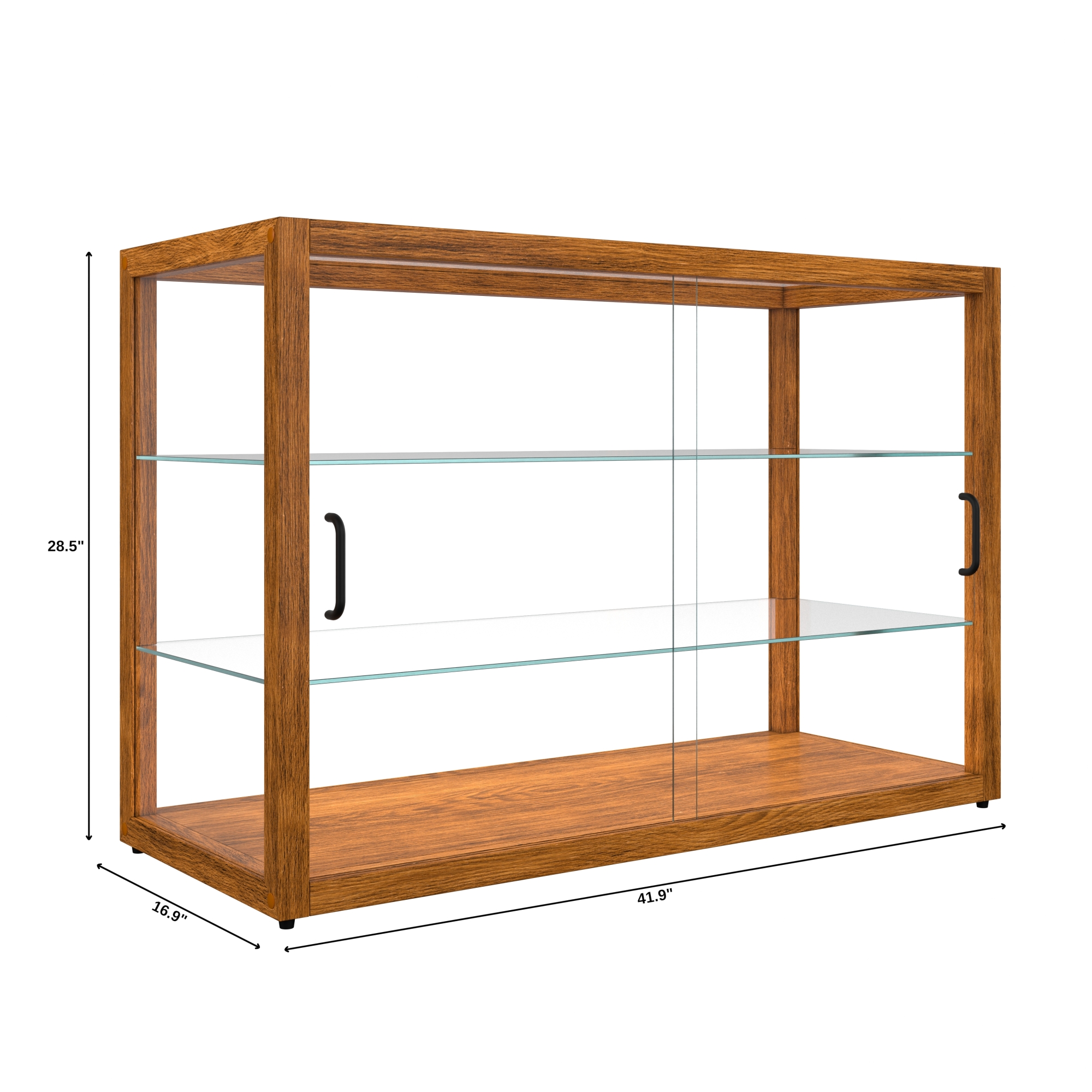 42 in. Artisan Wooden Bakery Display Horizontal Case, 8 cu. ft., Light Wood KMBDW42L, product image 2 of 13