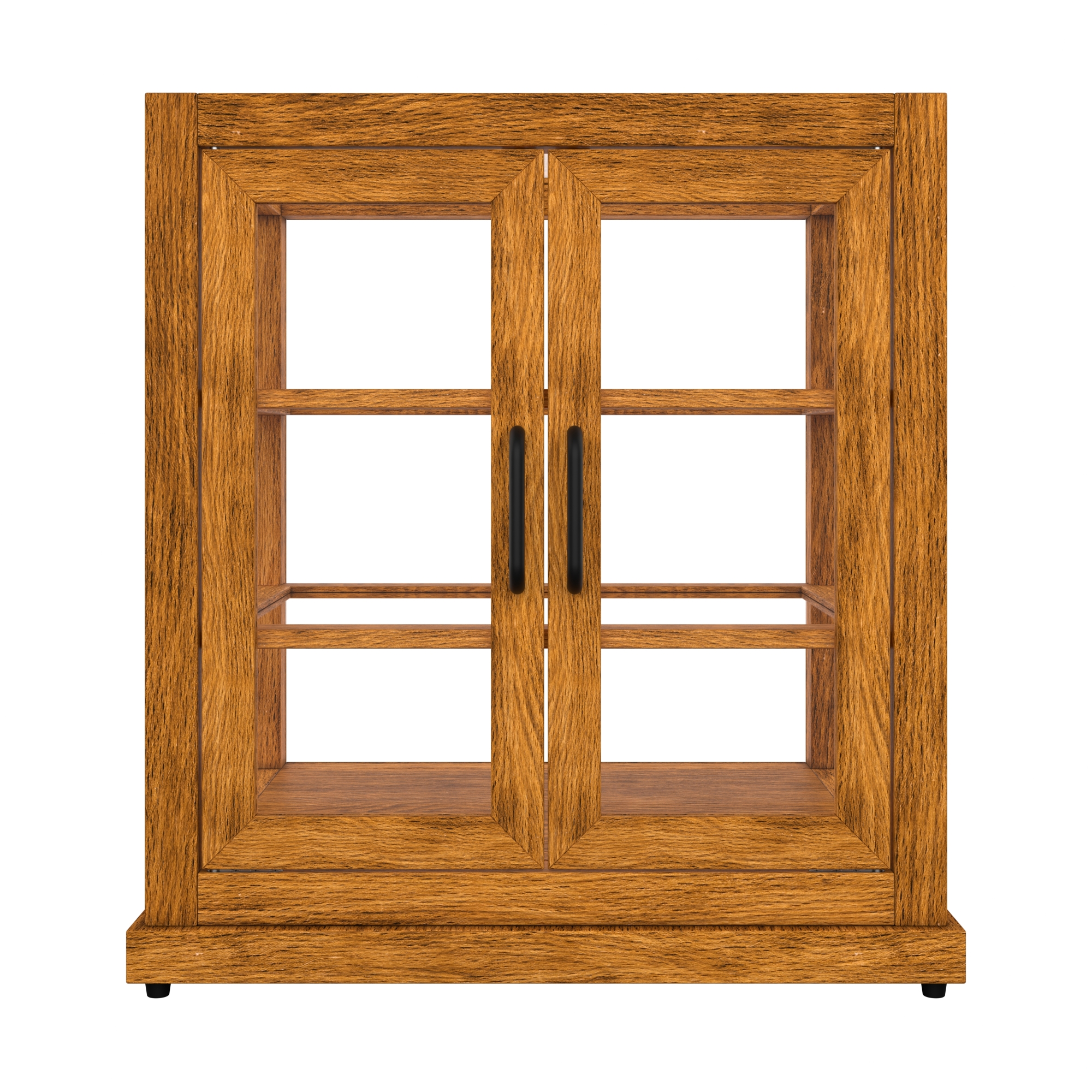 25 in. Artisan Wooden Bakery Display Upright Case, 4 cu. ft., Light Wood KMBDW4CUL, product image 7 of 13