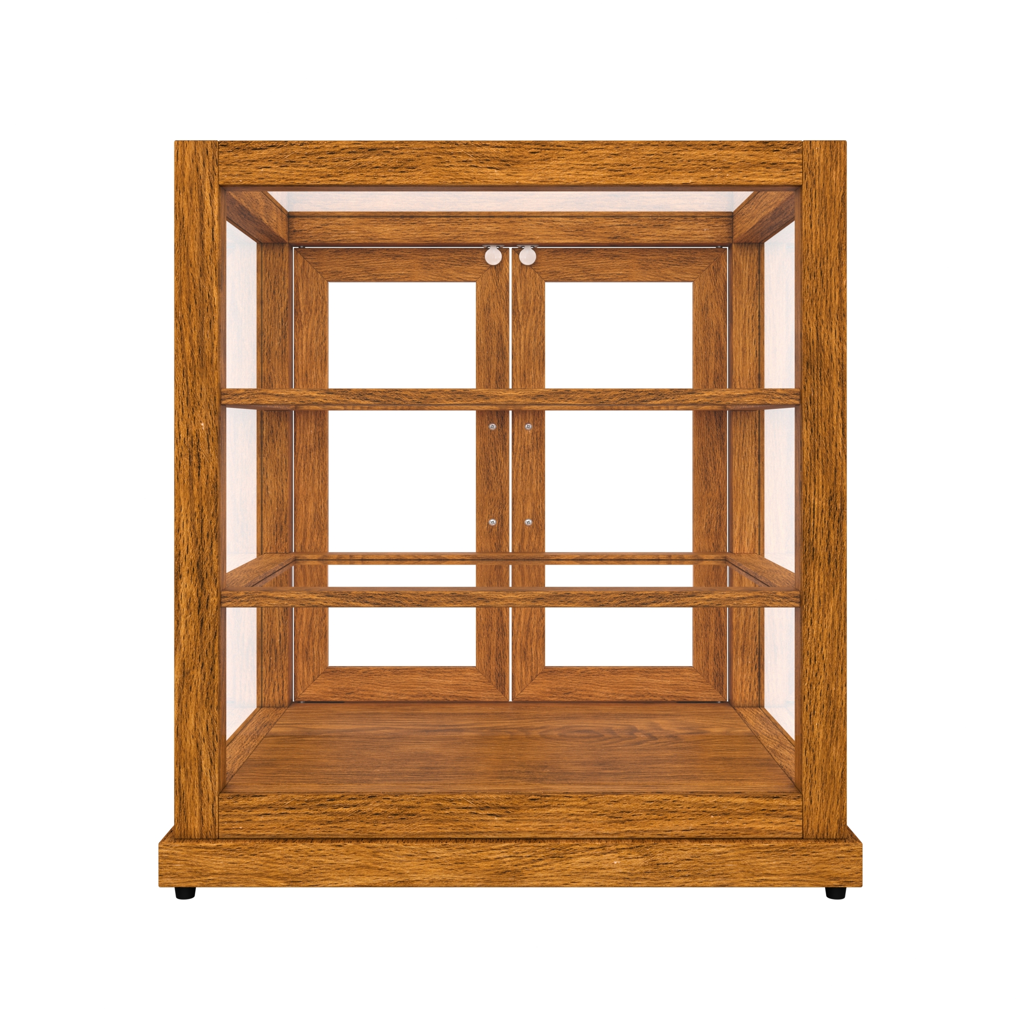 25 in. Artisan Wooden Bakery Display Upright Case, 4 cu. ft., Light Wood KMBDW4CUL, product image 12 of 13