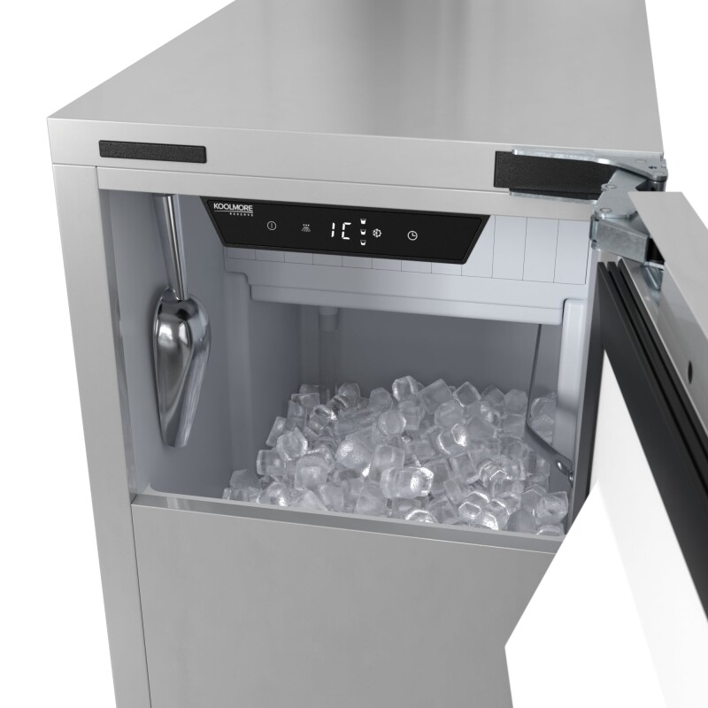 Reserve 15 in. Residential Panel Ready Ice Maker 57 lbs/24hr in Stainless-Steel KMBIM57PR, product image 5 of 13