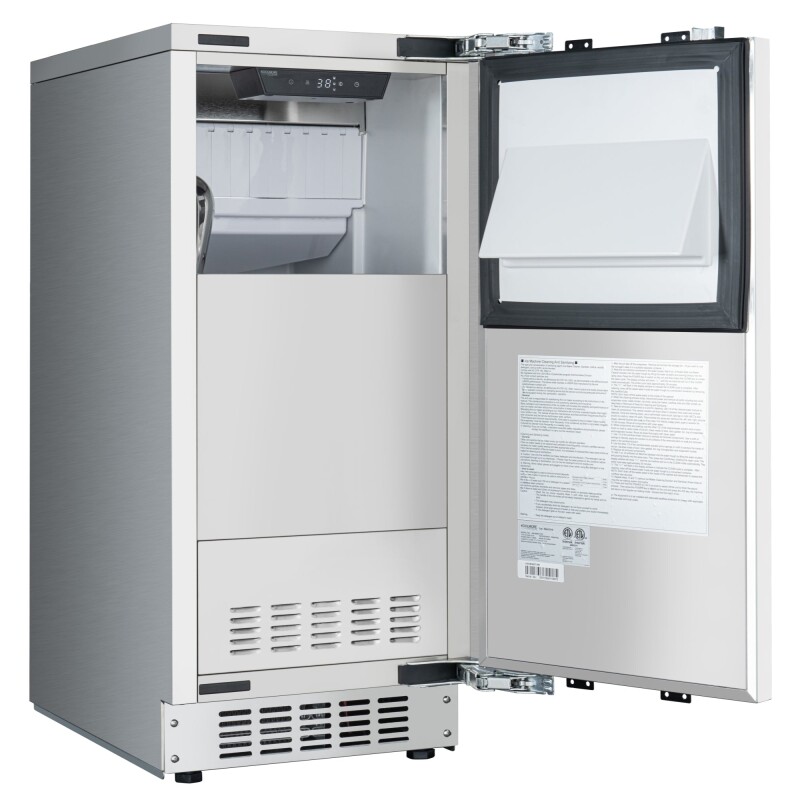 Reserve 15 in. Residential Panel Ready Ice Maker 57 lbs/24hr in Stainless-Steel KMBIM57PR, product image 9 of 13