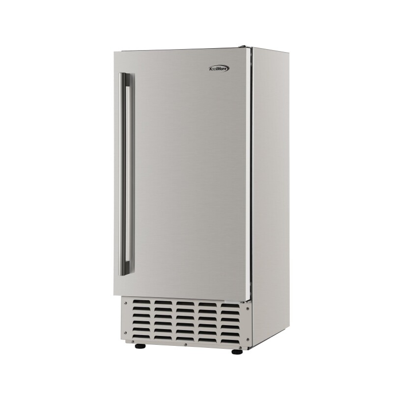 15 in. Built-in Residential Pearl Ice Nugget Maker, 66lb /day with Drain Pump in Stainless-Steel KMBIM66NSS