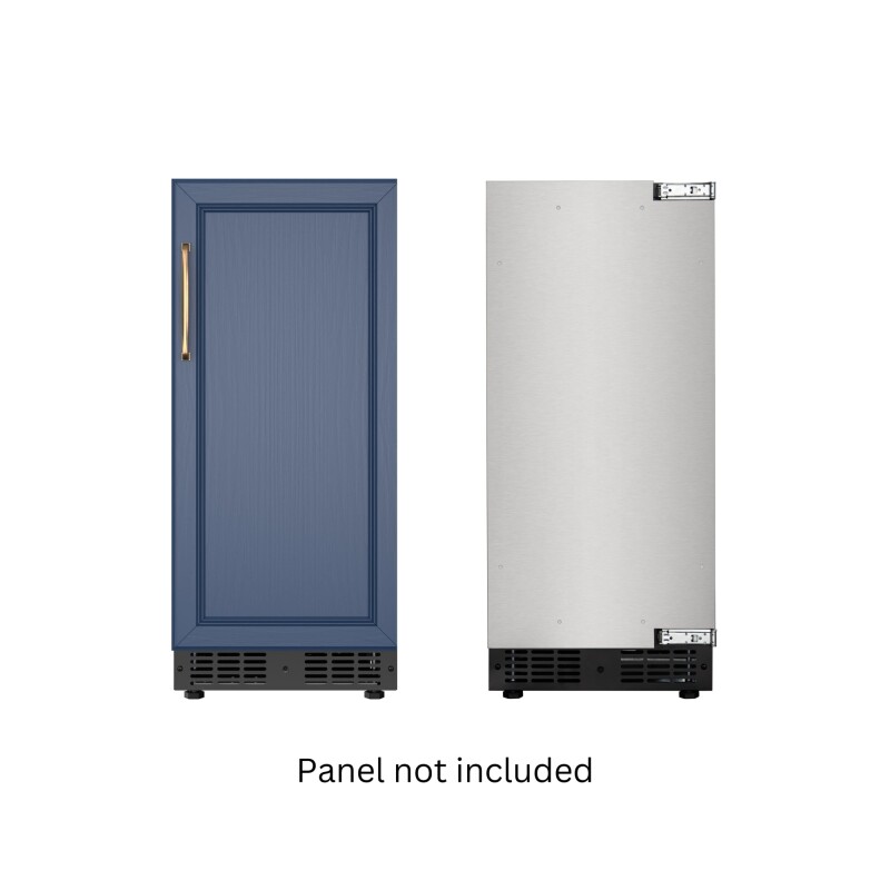 15 in. Built-In Panel Ready Undercounter Beverage Refrigerator, Compact with Digital Temperature Control, Glass Shelves, Security Lock KMBIR15PR