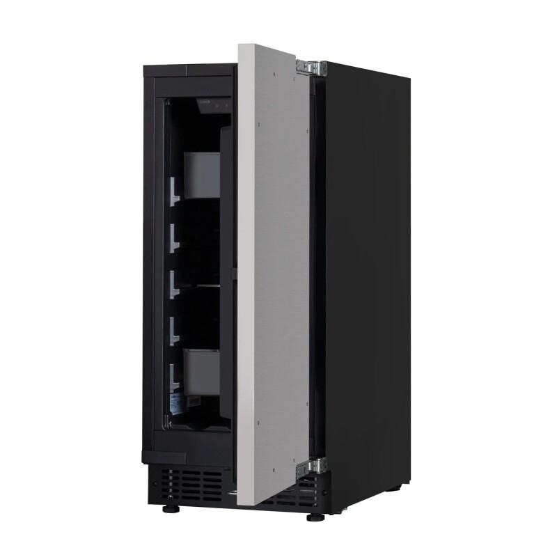 15 in. Built-In Panel Ready Undercounter Beverage Refrigerator, Compact with Digital Temperature Control, Glass Shelves, Security Lock KMBIR15PR, product image 10 of 13