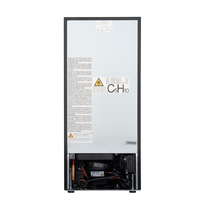 15 in. Built-In Panel Ready Undercounter Beverage Refrigerator, Compact with Digital Temperature Control, Glass Shelves, Security Lock KMBIR15PR, product image 13 of 13