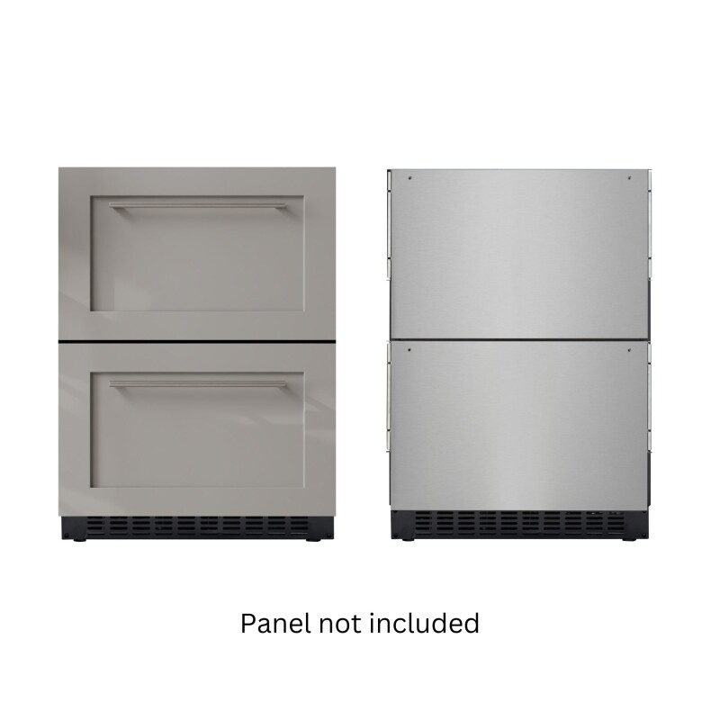 23 in. Panel Ready Two-Drawer Refrigerator and Freezer KMBIR1D1FPR