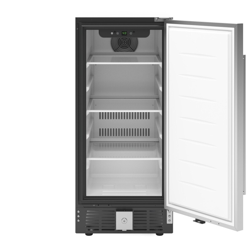 15 in. Small Stainless Steel Built-In Refrigerator and Beverage Cooler, 3 cu. ft KMBIR3CSS, product image 4 of 10
