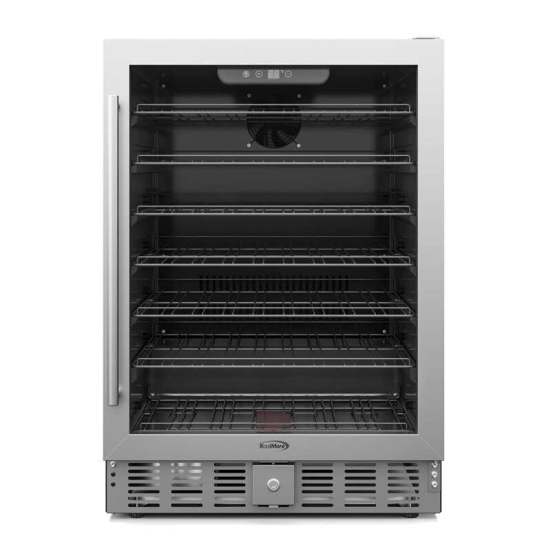 23.4 in. Stainless Steel, Glass-Door Built-In Refrigerator and Beverage Cooler, 5 Cu. ft KMBIR5CGD, product image 3 of 13