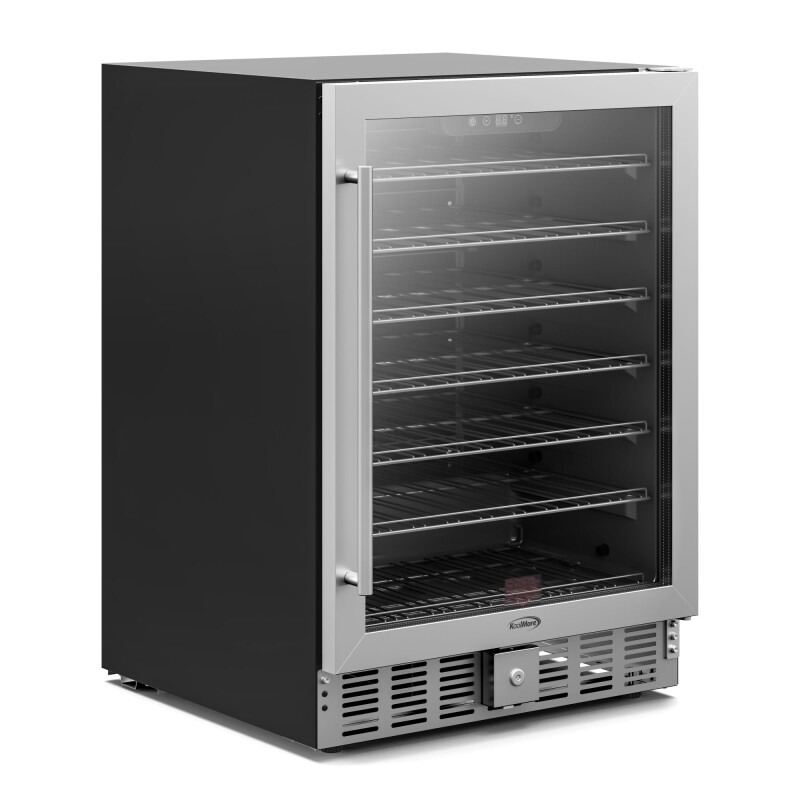 23.4 in. Stainless Steel, Glass-Door Built-In Refrigerator and Beverage Cooler, 5 Cu. ft KMBIR5CGD, product image 4 of 13