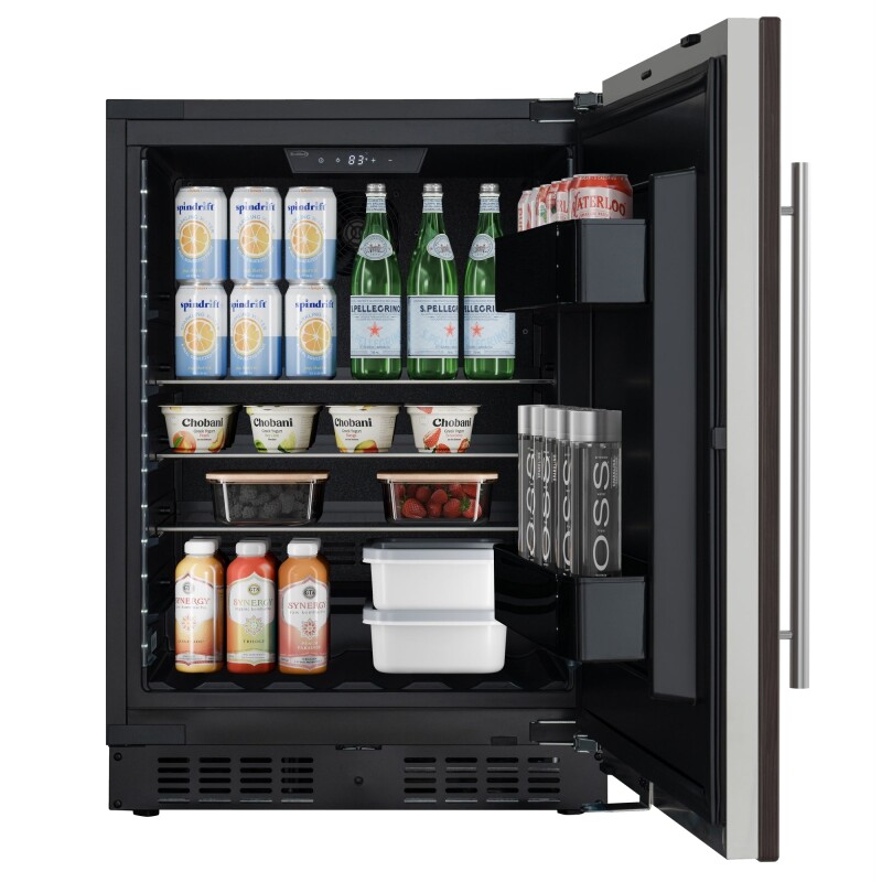 24 in. Panel Ready Compact Refrigerator, 5 cu. ft. in Black KMBIR5CPR, product image 3 of 13
