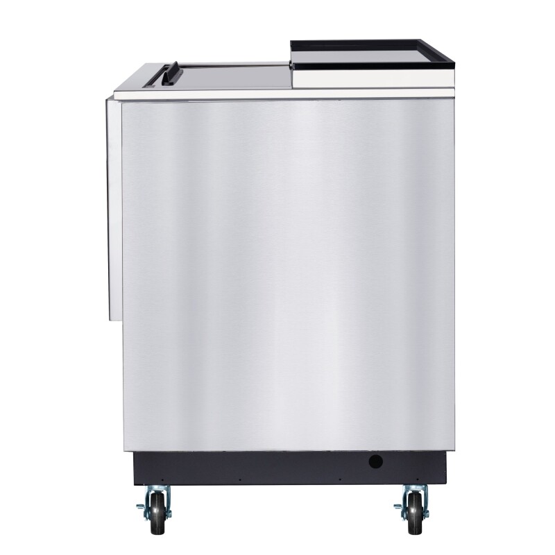25 in. Commercial Bottle Cooler in Stainless-Steel with Built-In Opener, ETL Listed, 5 cu. ft KMBOC25SS, product image 7 of 13
