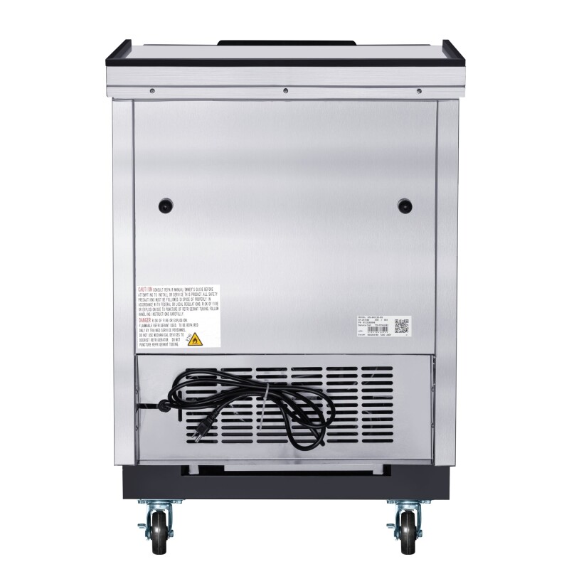 25 in. Commercial Bottle Cooler in Stainless-Steel with Built-In Opener, ETL Listed, 5 cu. ft KMBOC25SS, product image 13 of 13