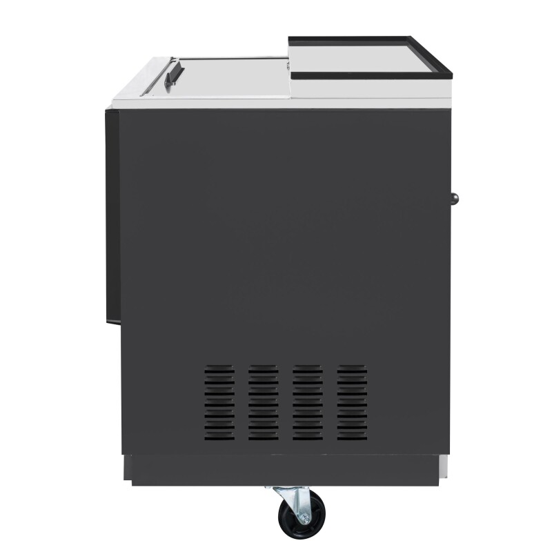 36 in. Commercial Bottle Cooler in Black with Built-In Opener, ETL Listed, 9 cu. ft KMBOC36BK, product image 7 of 13