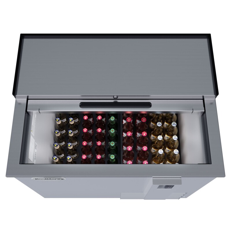 36 in. Commercial Bottle Cooler in Stainless-Steel with Built-In Opener, ETL Listed, 9 cu. ft KMBOC36SS, product image 2 of 13