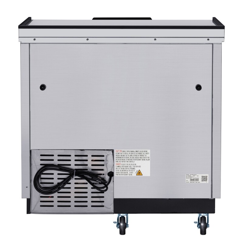 36 in. Commercial Bottle Cooler in Stainless-Steel with Built-In Opener, ETL Listed, 9 cu. ft KMBOC36SS, product image 13 of 13