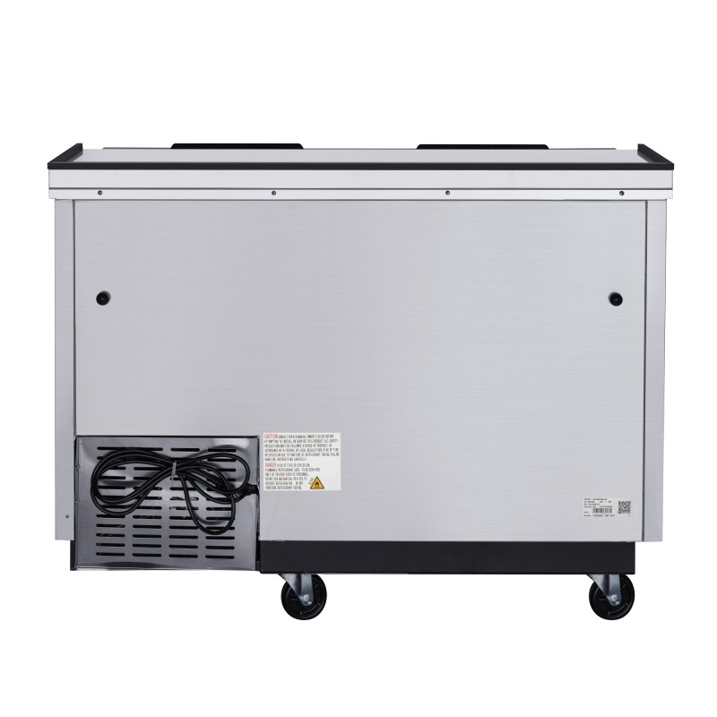 50 in. Commercial Bottle Cooler in Stainless-Steel with Built-In Opener, ETL Listed, 14 cu. ft KMBOC50SS, product image 12 of 12