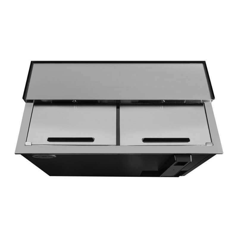 65 in. Commercial Bottle Cooler in Black with Built-In Opener, ETL Listed, 19 cu. ft KMBOC65BK, product image 7 of 12