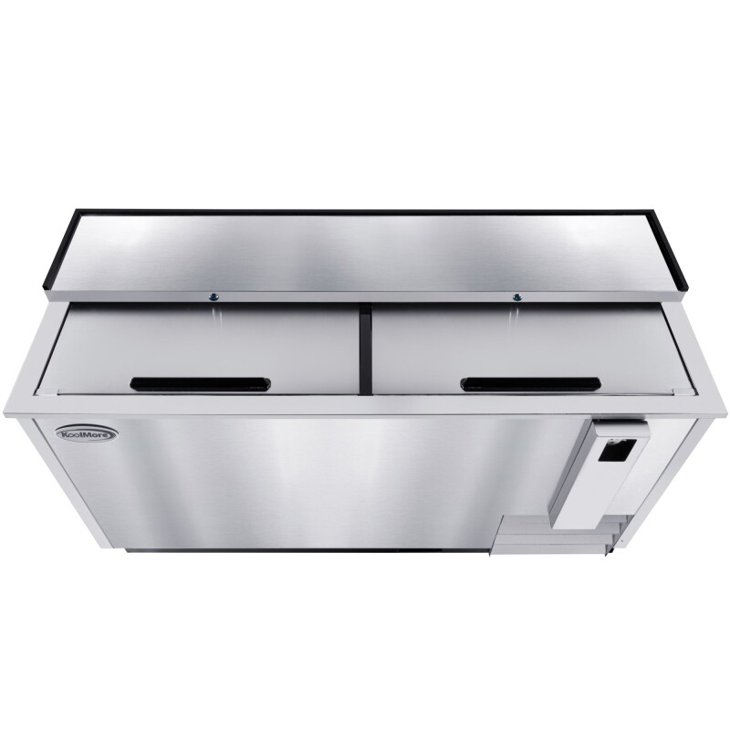 65 in. Commercial Bottle Cooler in Stainless-Steel with Built-In Opener, ETL Listed, 19 cu. ft KMBOC65SS, product image 6 of 12