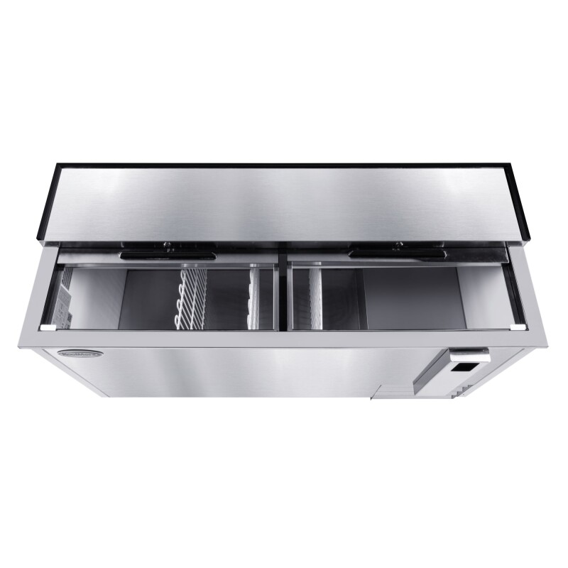 65 in. Commercial Bottle Cooler in Stainless-Steel with Built-In Opener, ETL Listed, 19 cu. ft KMBOC65SS, product image 7 of 12