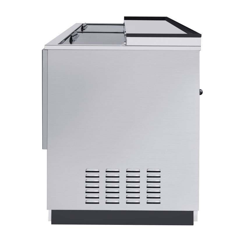 65 in. Commercial Bottle Cooler in Stainless-Steel with Built-In Opener, ETL Listed, 19 cu. ft KMBOC65SS, product image 8 of 12