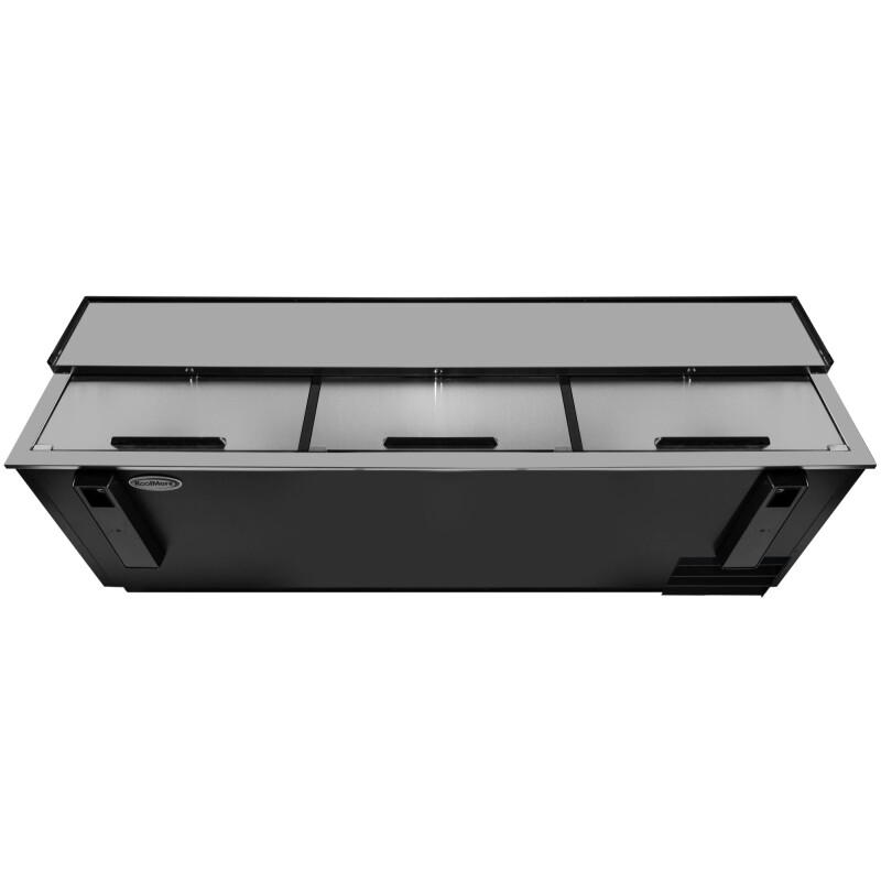 95 in. Commercial Bottle Cooler in Black with Built-In Opener, ETL Listed, 30 cu. ft KMBOC95BK, product image 7 of 12