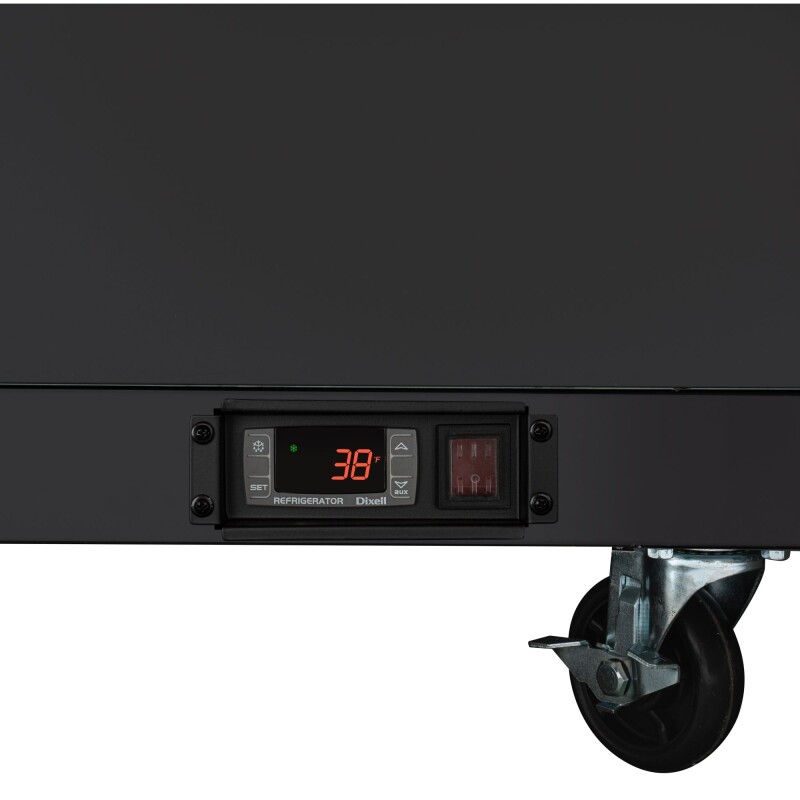 95 in. Commercial Bottle Cooler in Black with Built-In Opener, ETL Listed, 30 cu. ft KMBOC95BK, product image 11 of 12