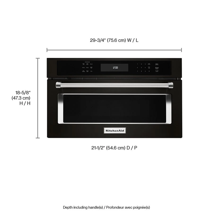 30" Built In Microwave Oven With Convection Cooking KMBP100EBS
