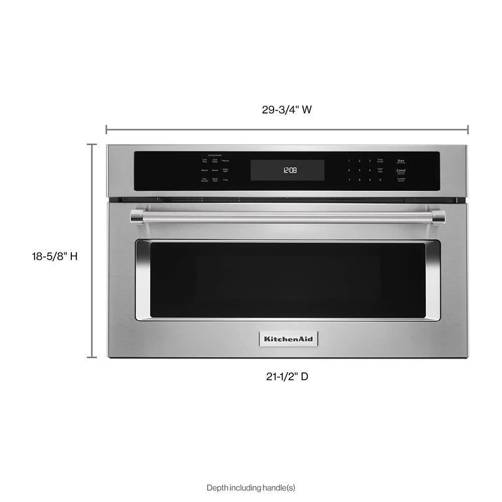 30" Built In Microwave Oven with Convection Cooking KMBP100ESS