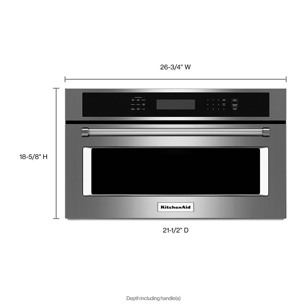 27" Built In Microwave Oven with Convection Cooking KMBP107ESS