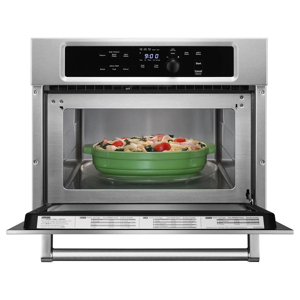24" Built In Microwave Oven with 1000 Watt Cooking view 2