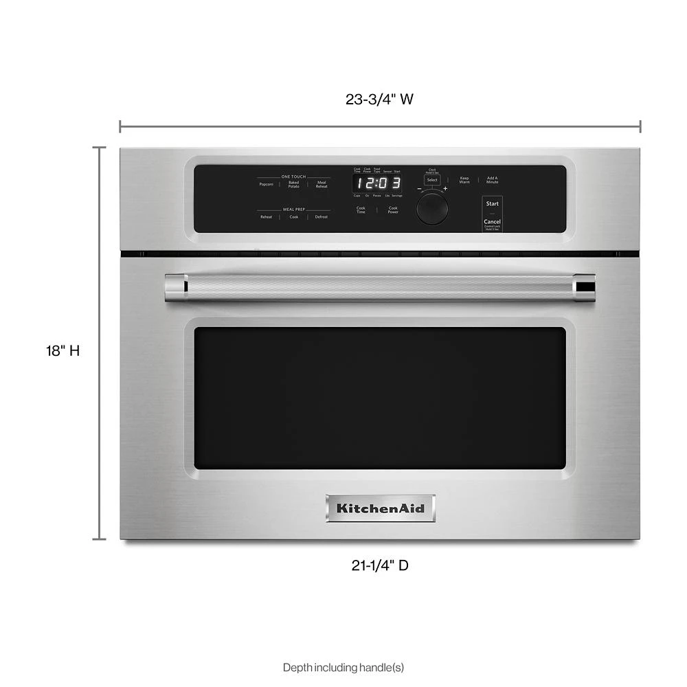 24" Built In Microwave Oven with 1000 Watt Cooking view 4
