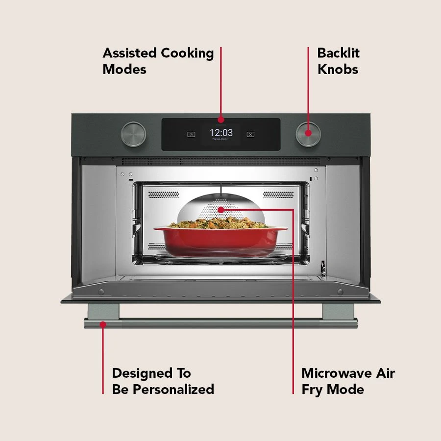 30" Built In Microwave Oven With Air Fry KMBS730SJP