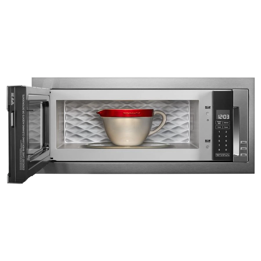 1000 Watt Built-In Low Profile Microwave with Slim Trim Kit view 6