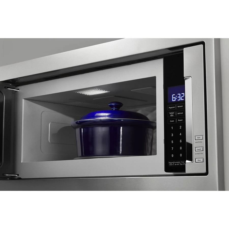 1000 Watt Built-In Low Profile Microwave with Slim Trim Kit view 7