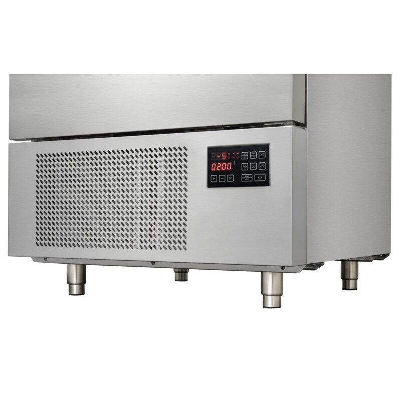 31 in. 10-Pan Commercial Reach-In Blast Chiller 88 lbs Rapid Chill / 77 lbs. Rapid Freeze with ETL for Safety and Sanitation in Stainless-Steel KMCBLC10