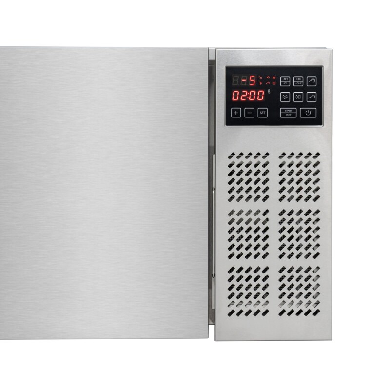 25 in. 3-Pan Commercial Countertop Blast Chiller 15 lbs Rapid Chill / 8.8 lbs Rapid Freeze with ETL for Safety and Sanitation in Stainless-Steel KMCBLC3