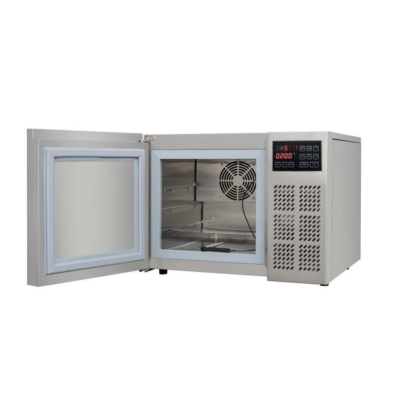 25 in. 3-Pan Commercial Countertop Blast Chiller 15 lbs Rapid Chill / 8.8 lbs Rapid Freeze with ETL for Safety and Sanitation in Stainless-Steel KMCBLC3