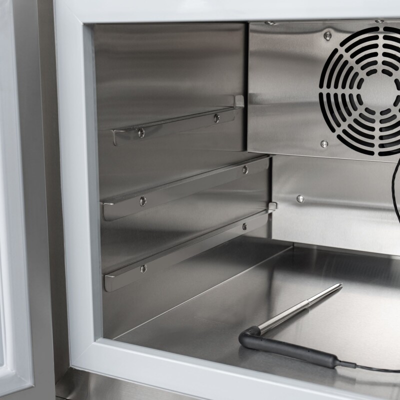 25 in. 3-Pan Commercial Countertop Blast Chiller 15 lbs Rapid Chill / 8.8 lbs Rapid Freeze with ETL for Safety and Sanitation in Stainless-Steel KMCBLC3